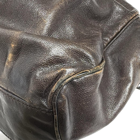 Auth Gucci Sukey Dark Brown Leather - #159356G17B - Picture 5 of 12